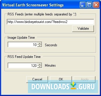 Virtual Earth Screensaver
