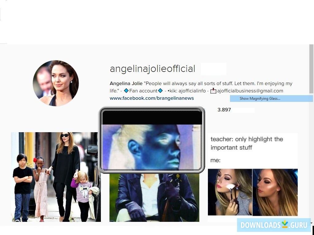 Virtual Magnifying Glass