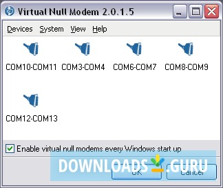 Virtual Null Modem