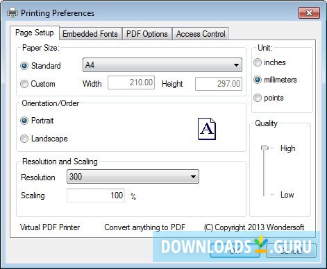 pdf printer windows 7