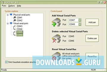 Virtual Serial Ports Driver XP