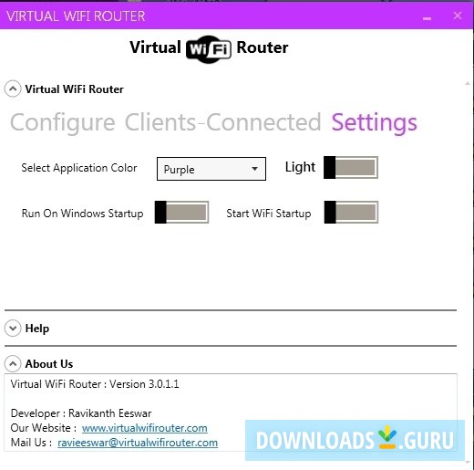 Virtual WiFi Router
