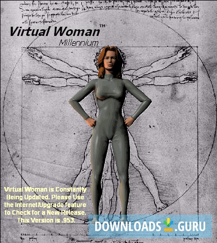 Virtual woman interface.