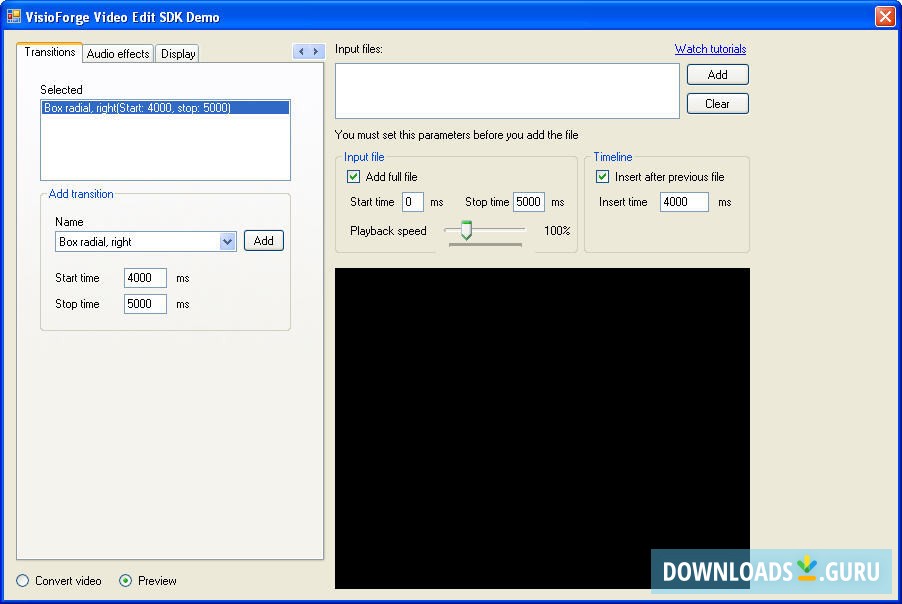 VisioForge Video Edit SDK (ActiveX) + MPEG