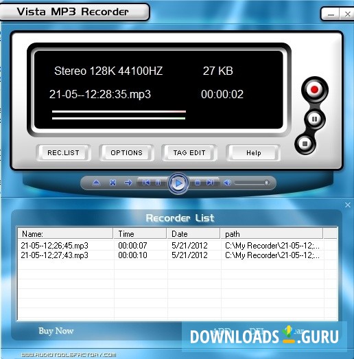 mp3 audio recorder for windows 7