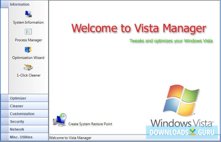 Vista Manager
