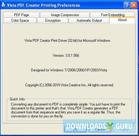 free pdf creator software windows vista