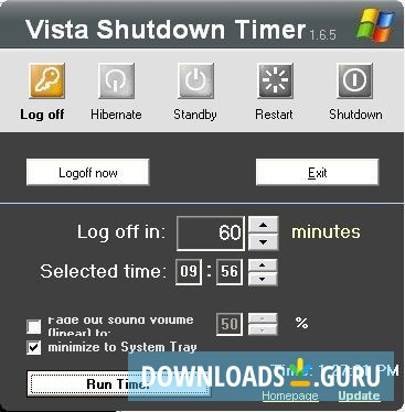 Vista Shutdown Timer