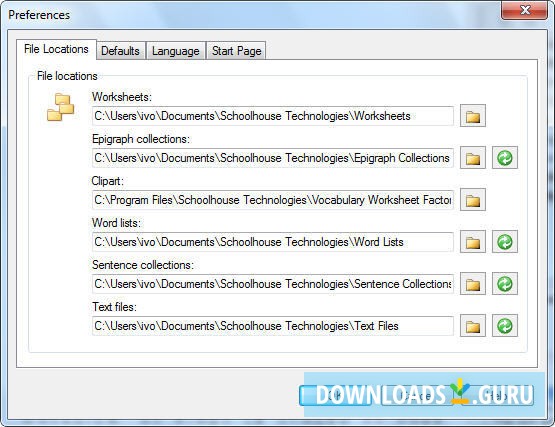 Vocabulary Worksheet Factory