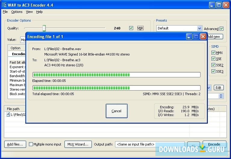 Download WAV to AC3 Encoder for Windows 10/8/7 (Latest version 2020 ...