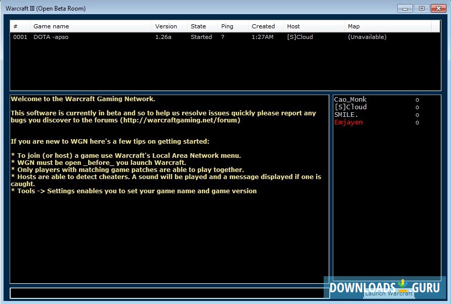 Warcraft Gaming Network