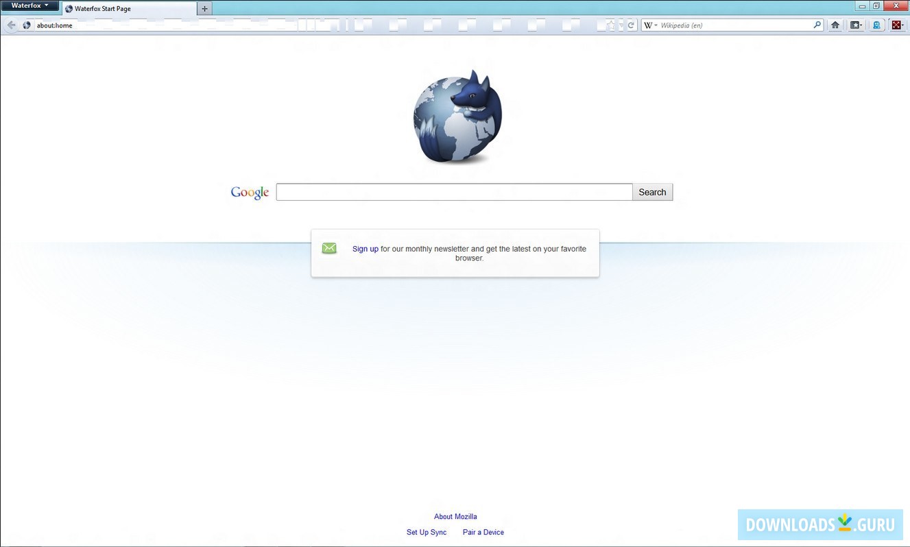 latest waterfox browser for windows 10