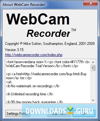 WebCam Recorder