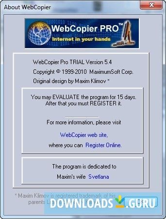 download free webcopier