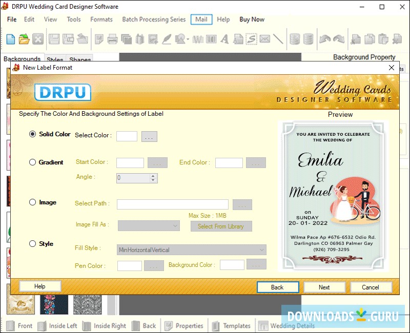 Wedding Card Maker Software