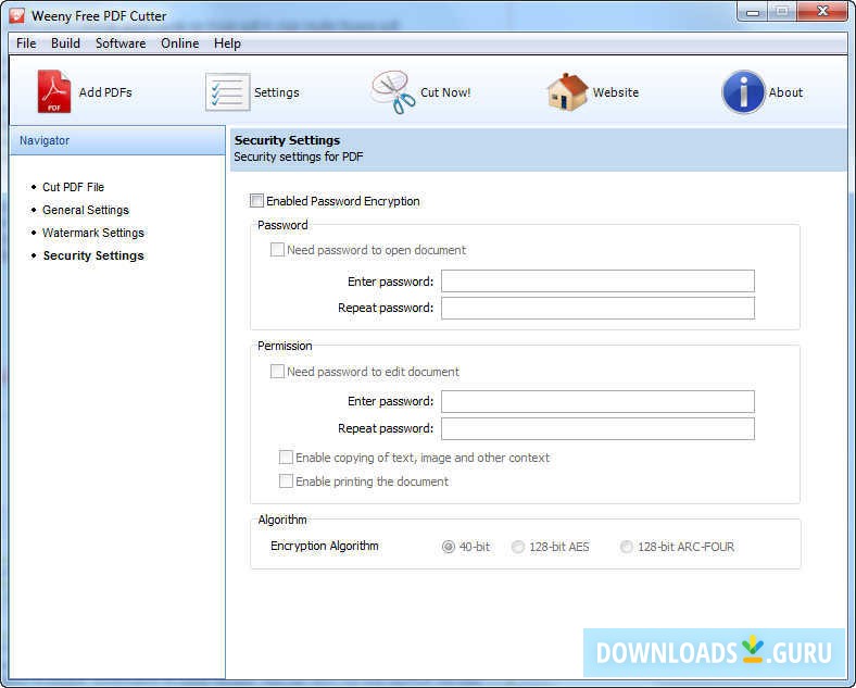 Weeny Free PDF Cutter
