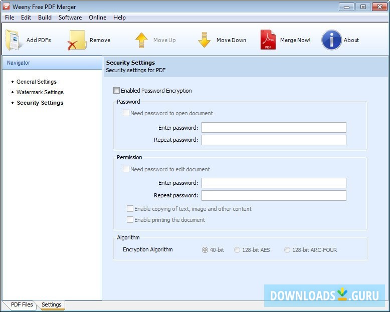 Weeny Free PDF Merger