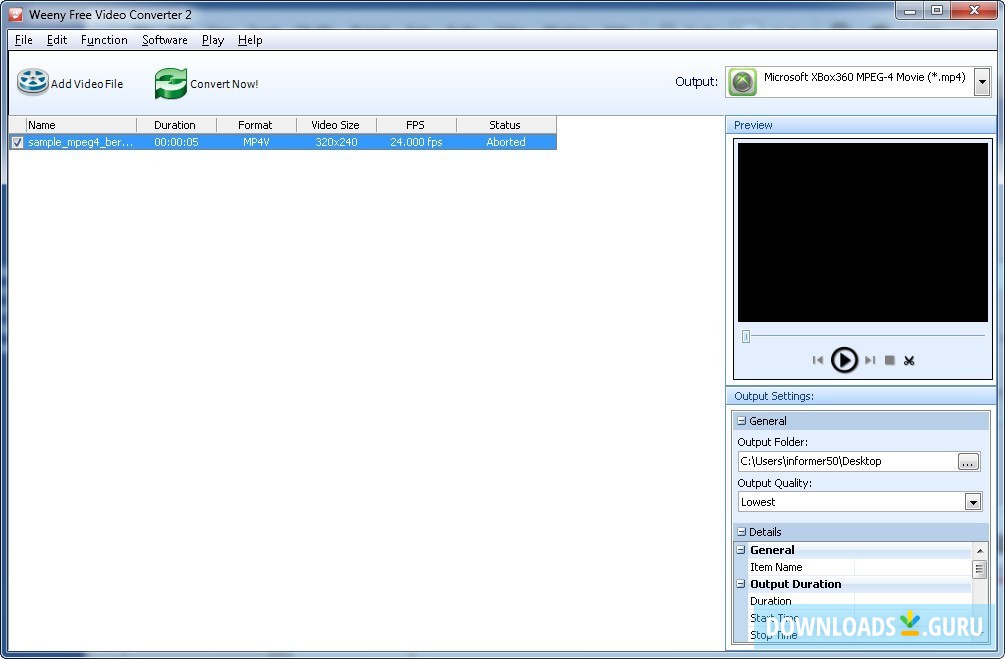 Weeny Free Video Converter
