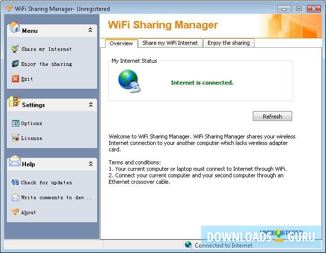 WiFi Sharing Manager