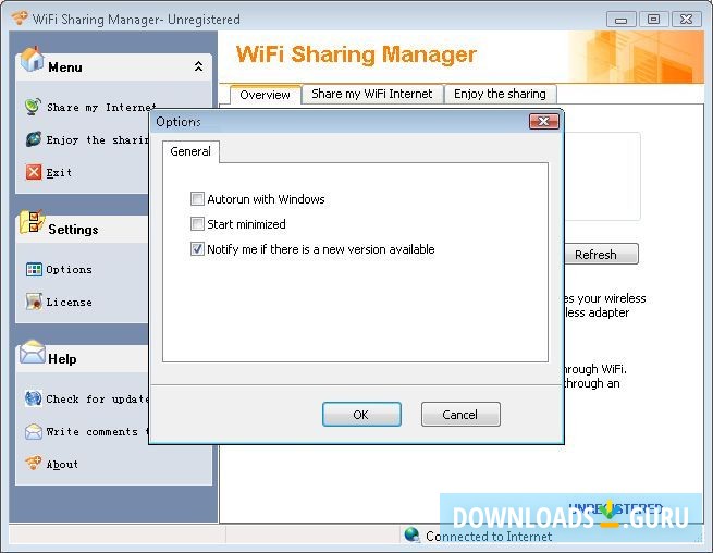 WiFi Sharing Manager