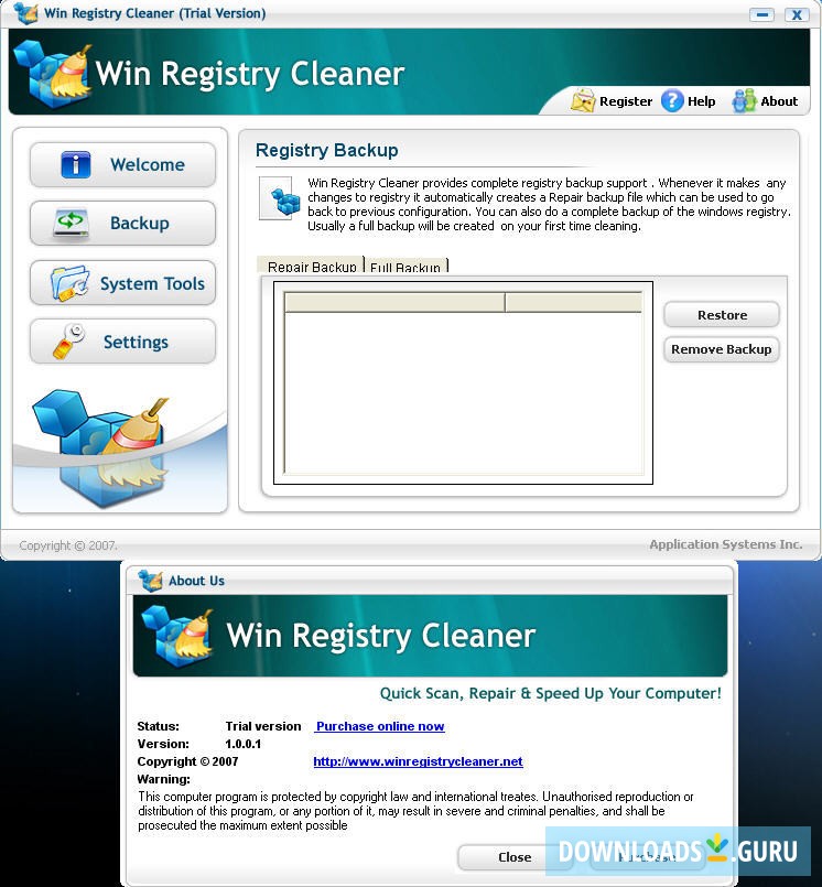 WinRegCleaner