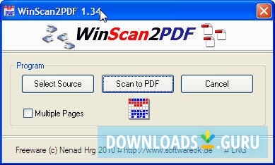 WinScan2PDF 8.61 instal the last version for windows