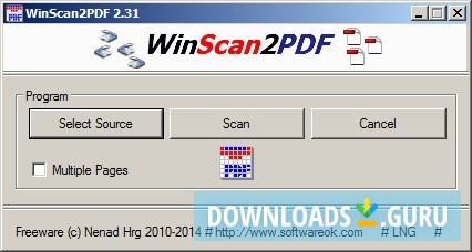 WinScan2PDF 8.68 download the new version