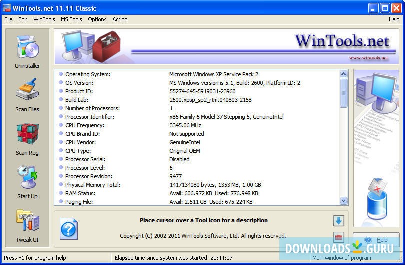 download wintools