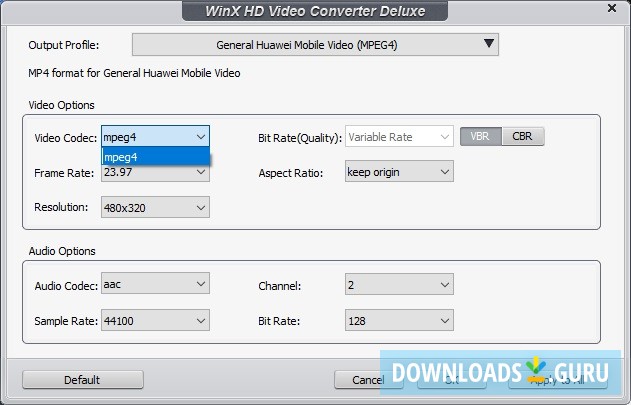 Output Profile Settings