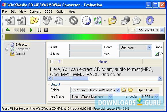 cd mp3 converter free download