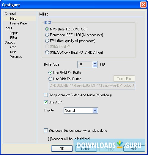 WinXMedia DVD iPod Video Converter