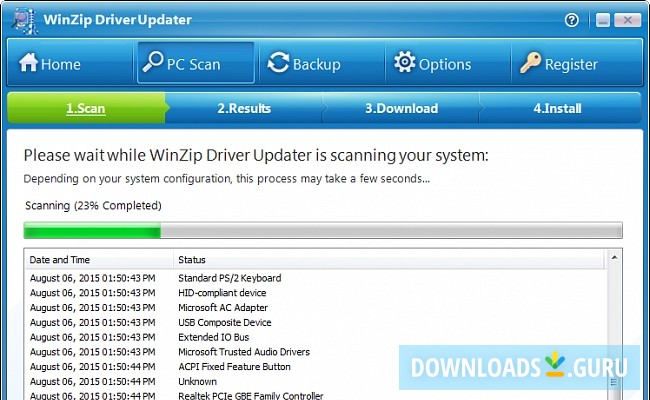 winzip driver updater popup