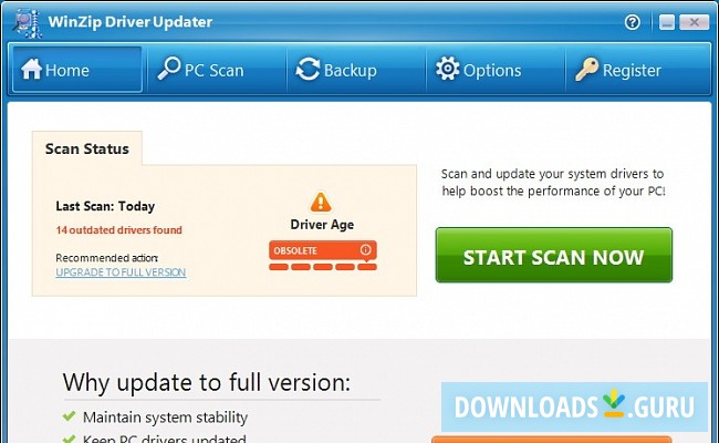 winzip driver updater alternative