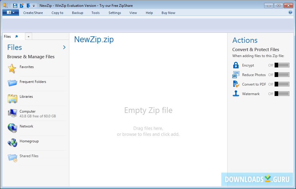 winzip for win 7 32 bit free download