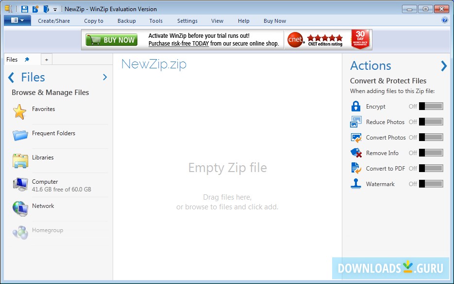 download latest winzip for windows 7