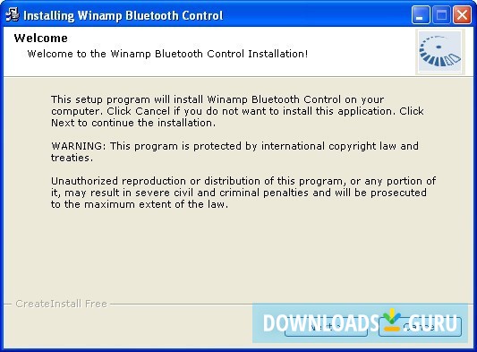Winamp Bluetooth Control