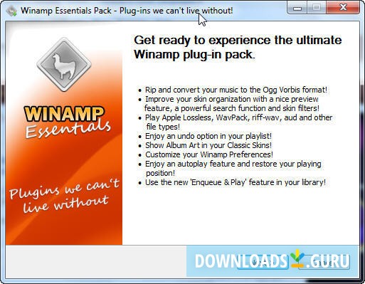 Winamp Essentials Pack