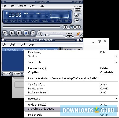 how to make a playlist in winamp 5.666