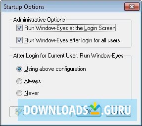 Startup Options