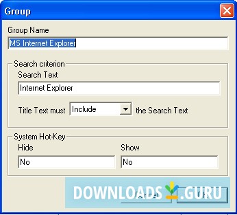 Window Hide Tool