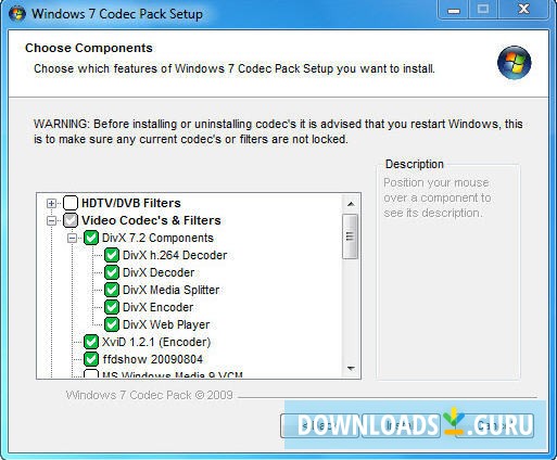 media player codec pack v4.2.8 setup