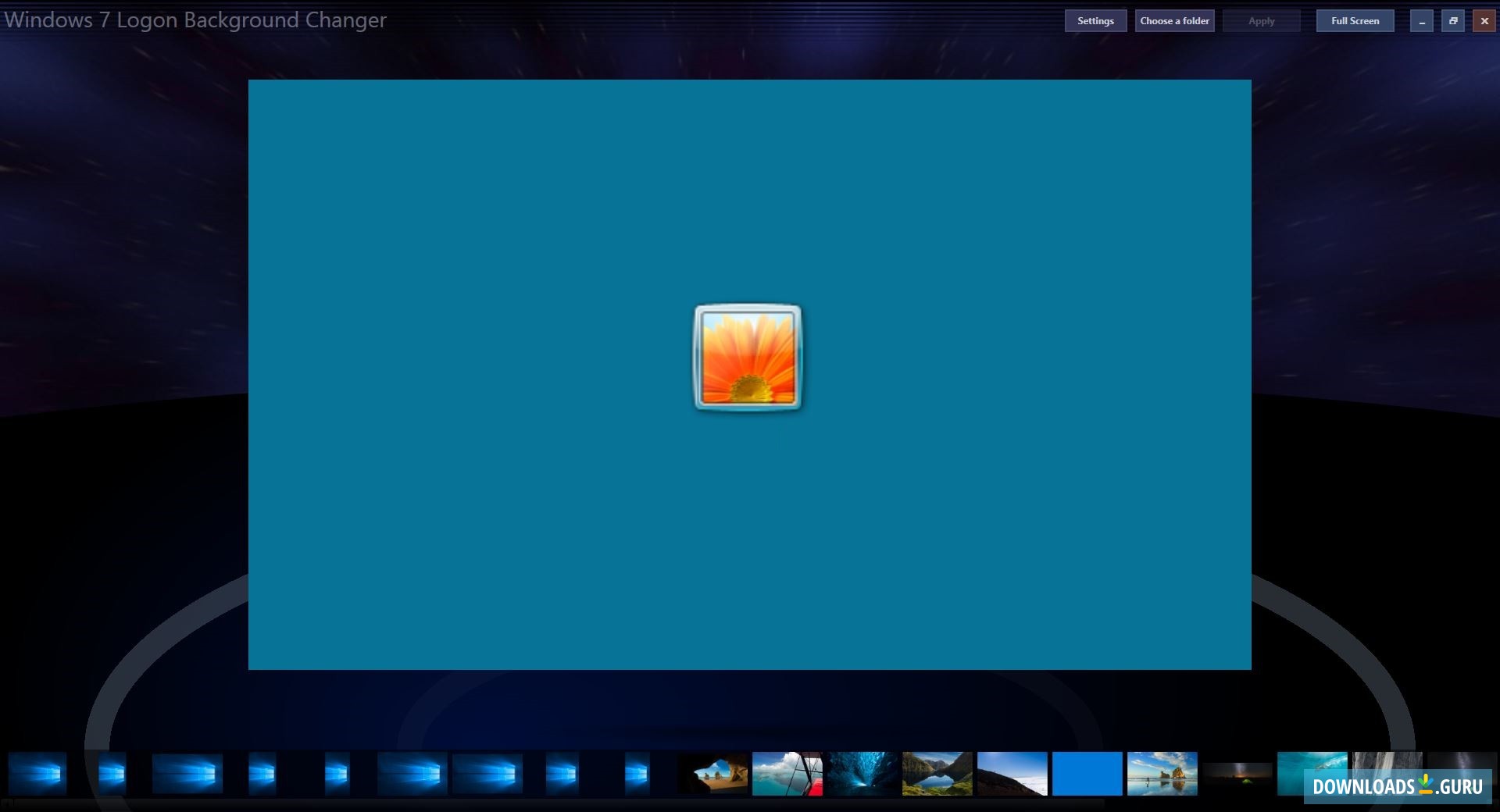 Window 7 logon background changer