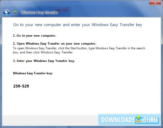 Transfer Key