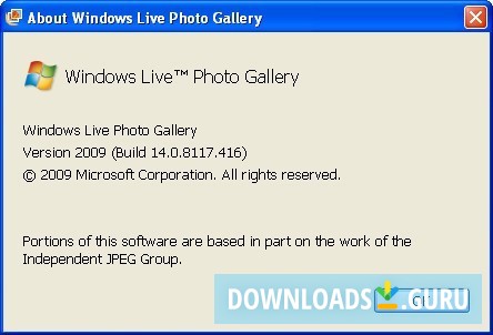 Windows Live Photo Gallery