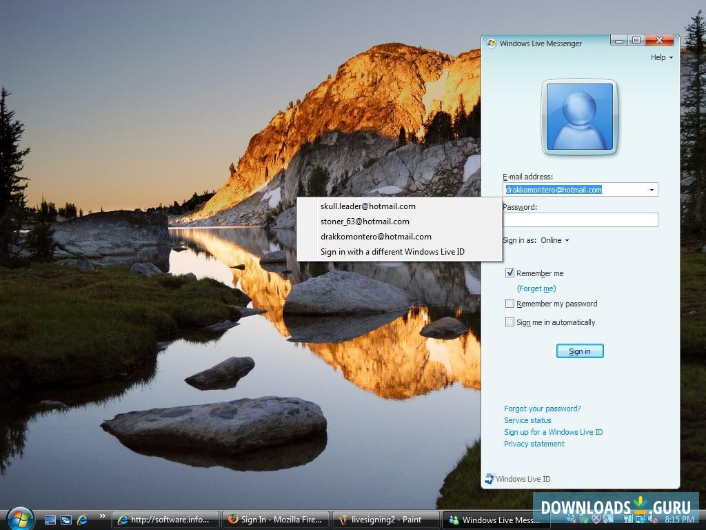 Windows Live Sign-in Assistant