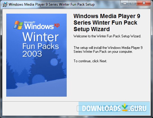 Windows Media Player 9 Series Winter Fun Pack
