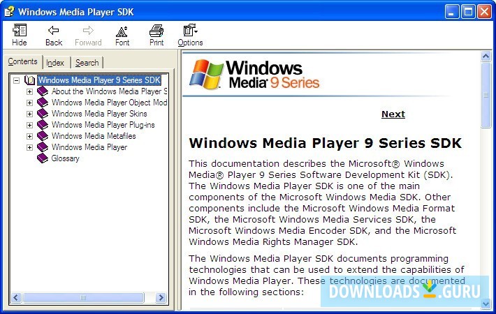 Windows Media Player SDK