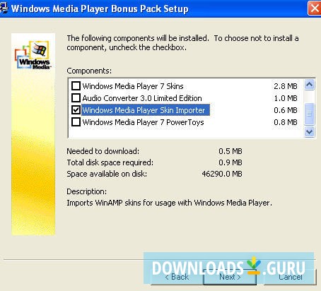 Windows Media Player Skin Importer