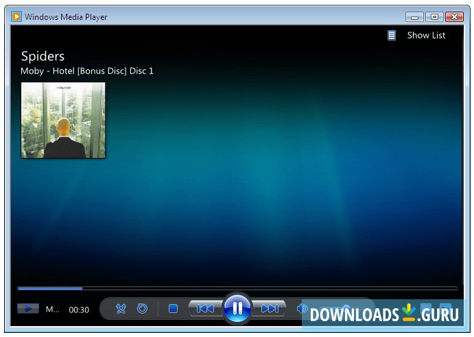 how to make windows media player play video continuously