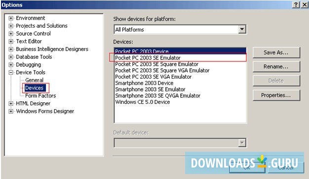 Windows Mobile 2003 Second Edition Emulator Images for Pocket PC - WWE